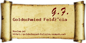 Goldschmied Felícia névjegykártya