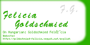 felicia goldschmied business card
